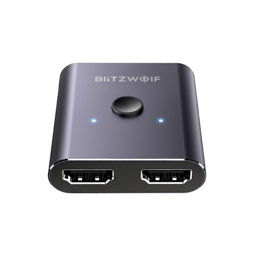 BlitzWolf BW-HDC2 switch box, HDMI 2×1, 4K (szürke)