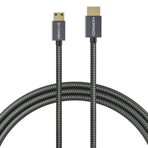 Blitzwolf BW-HDC4, 4K, 1.2m, HDMI to HDMI kábel (fekete)