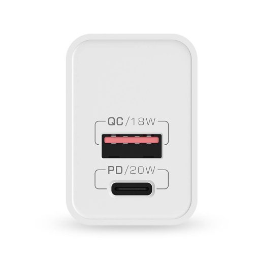 Blitzwolf BW-S20 falitöltő, USB, USB-C, 20W (fehér)