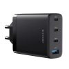Blitzwolf BW-S23 fali töltő, 3x USB-C, USB-A, GaN, 100W (fekete)