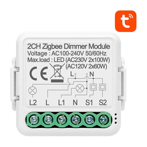 Smart Dimmer Switch Module ZigBee Avatto N-ZDMS01-2 TUYA