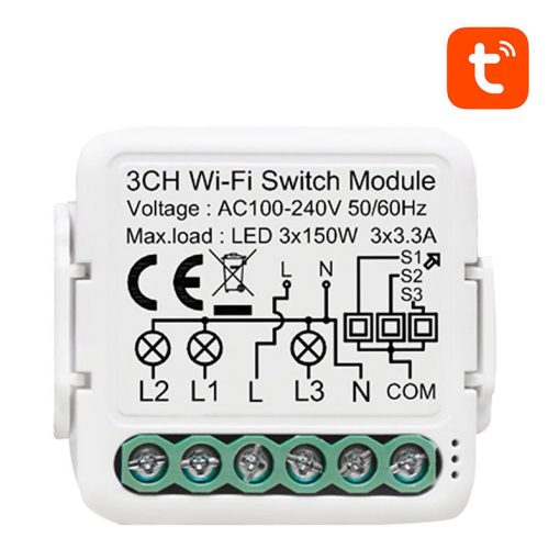 Smart Switch Module WiFi Avatto N-WSM01-3 TUYA